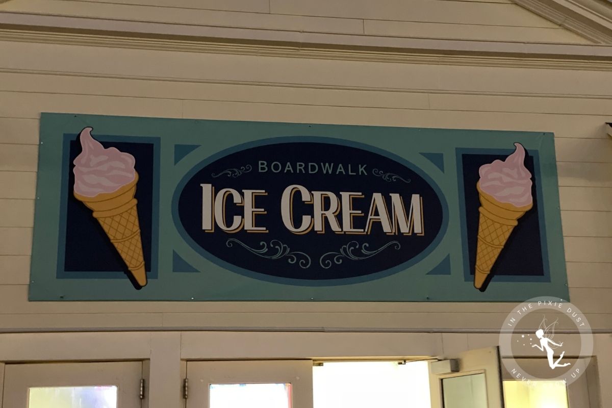 Boardwalk Ice Cream Sign