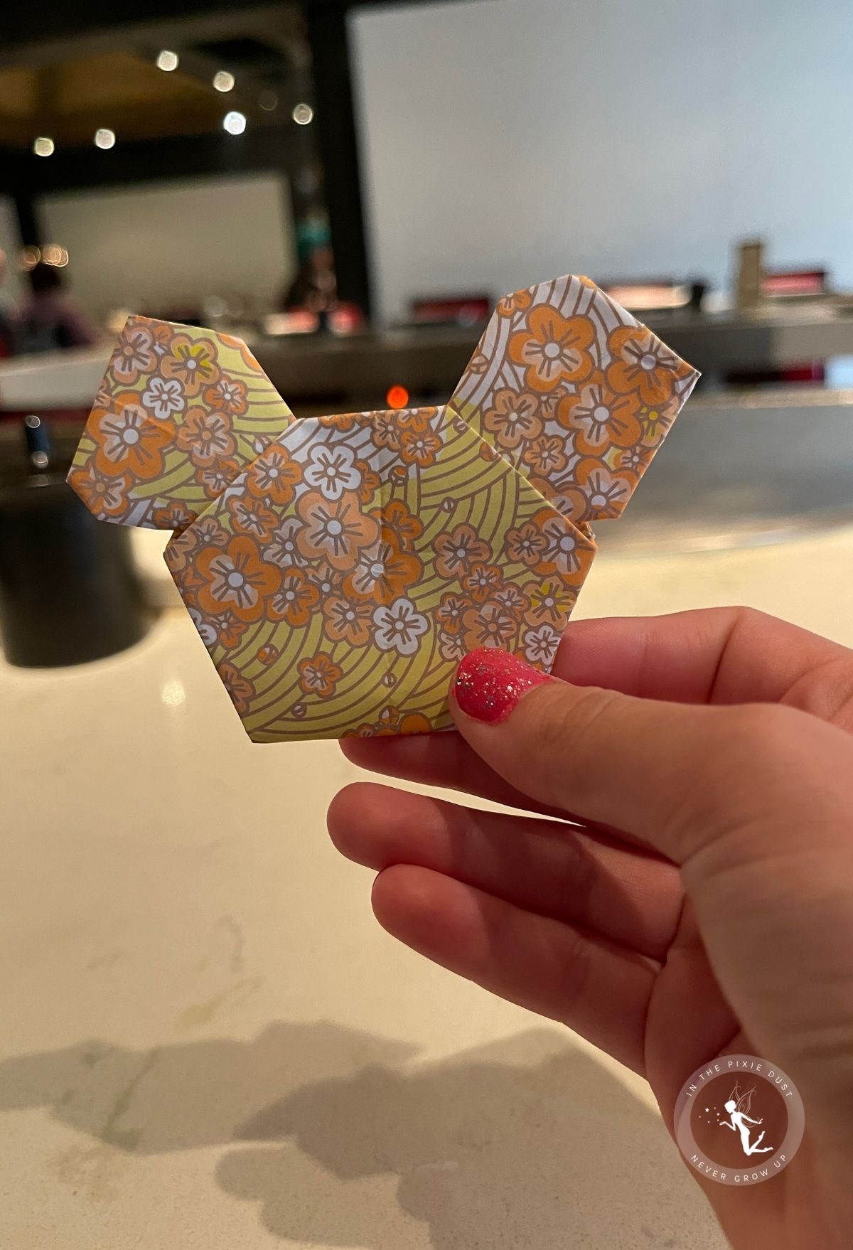 origami mickey