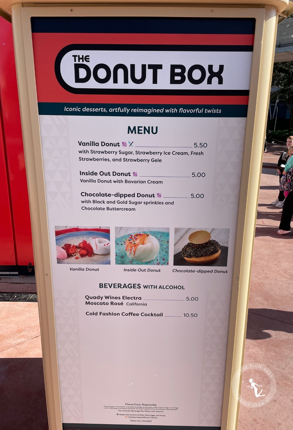 Donut box sign